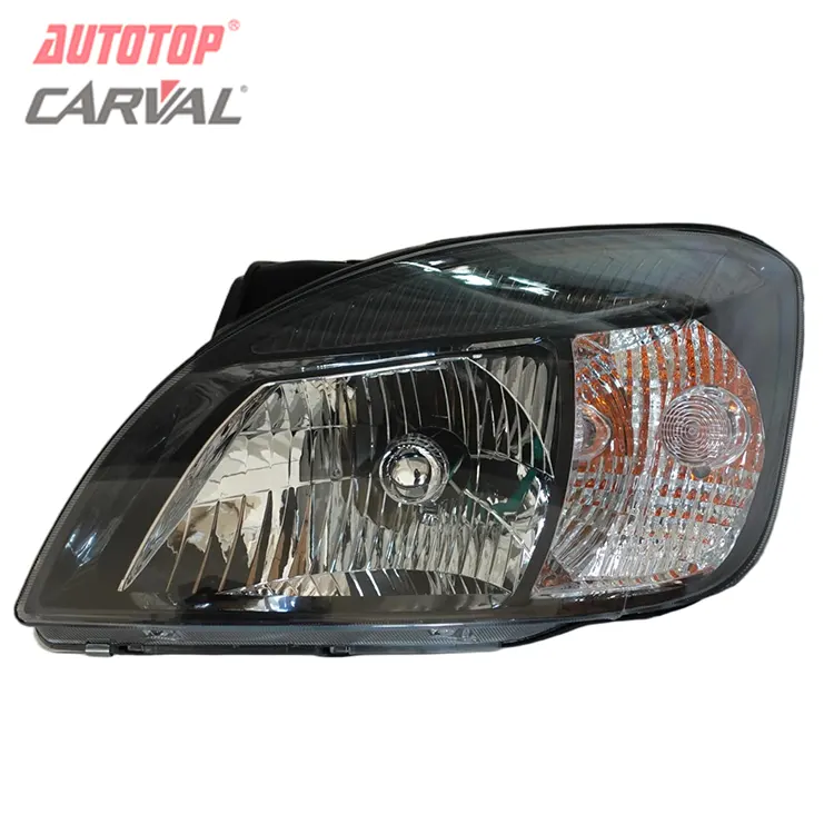 Kia Rio 2005 Black Wunnengen 6-Loch Headlight Assemblée